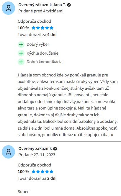 Akva-tera.sk hodnotenie