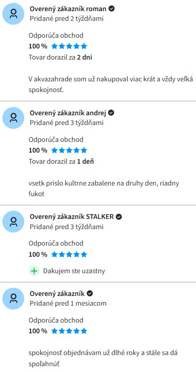 Akvazahrada.sk recenzie