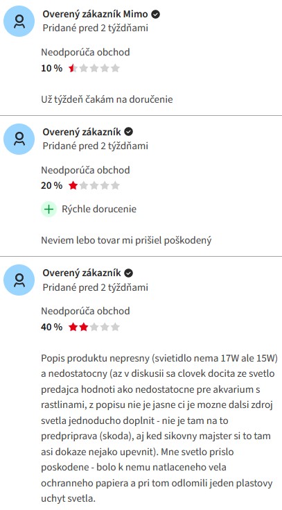 Invitalshop.sk hodnotenie