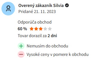 Krmiva.sk hodnotenie