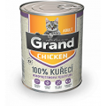 GRAND konz. mačka deluxe 100% hydinová 400g 