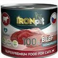 IRONpet Cat Hovädzie mäso v konzerve 200g 