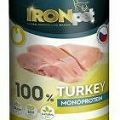 IRONpet Dog Turkey konzerva 400g 