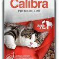 Kapsička pre mačky Calibra Premium Adult Chicken & Beef 100g 