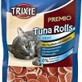 PREMIO Tuniakové rolky s tuniakom/kuracím mäsom 50g* 