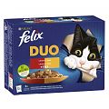 FELIX kapsičky Fantastic DUO kura/hovädzie/morka/jahňa 12 x 85 g