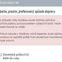 Alfazoo.cz spôsoby doručenia